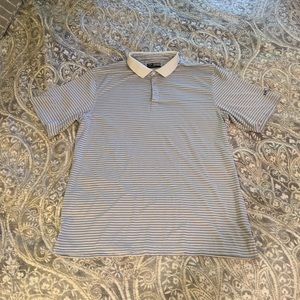 Blue and White Callaway Golf Polo